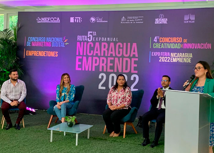 Lanzamiento de la ruta creativa hacia la 5ta Expoanual de Nicaragua Emprende